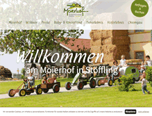 Tablet Screenshot of moierhof.de